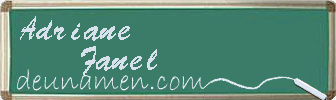 Adriane Fanel Visitenkarte